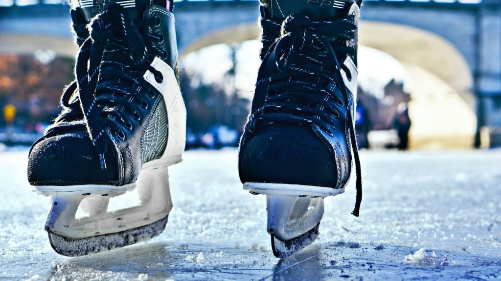 A pair of ice skates 